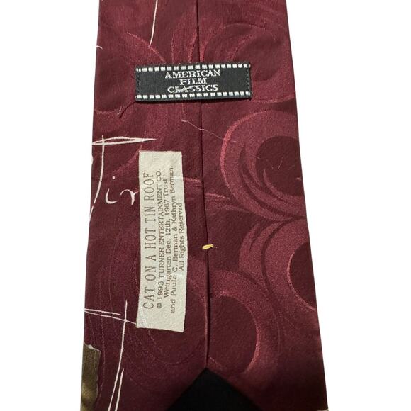 American Film Classics Cat On A Hot Tin Roof Elizabeth Taylor Maggie Necktie - Picture 4 of 7